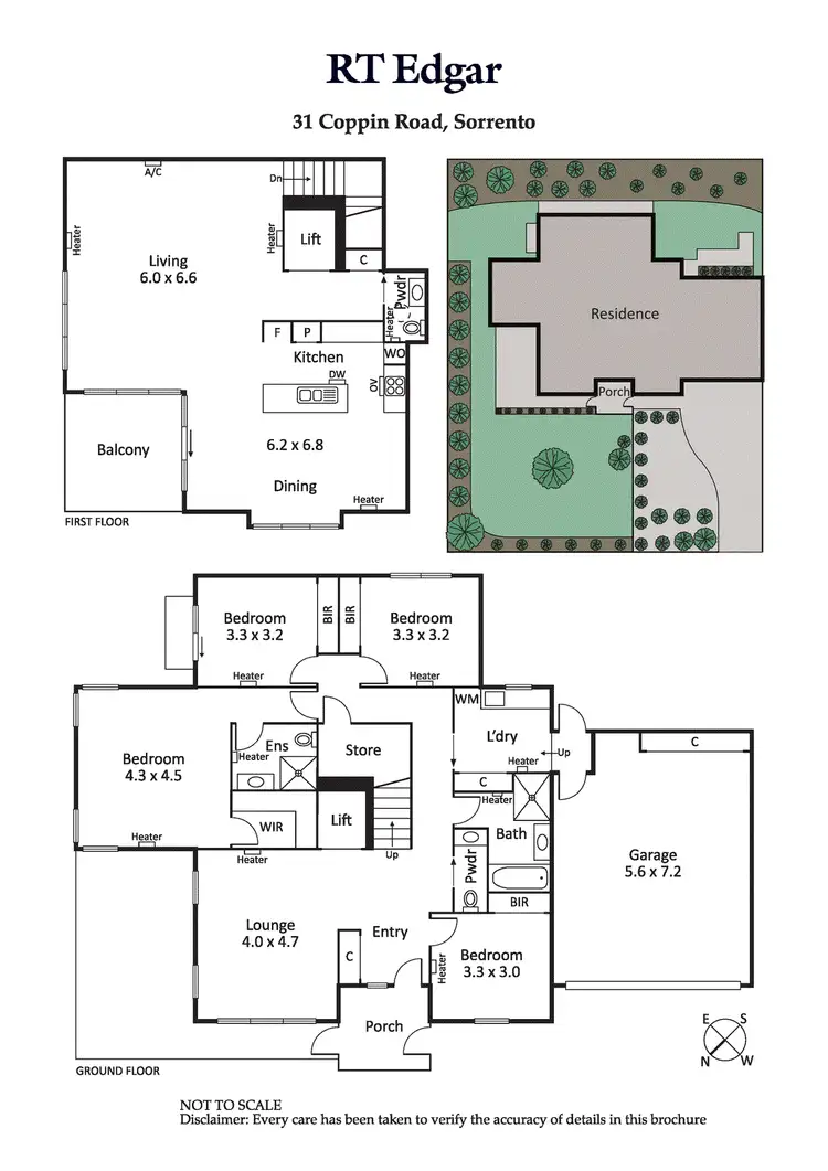 Floorplan of Homely house listing, 31 Coppin Road, Sorrento VIC 3943