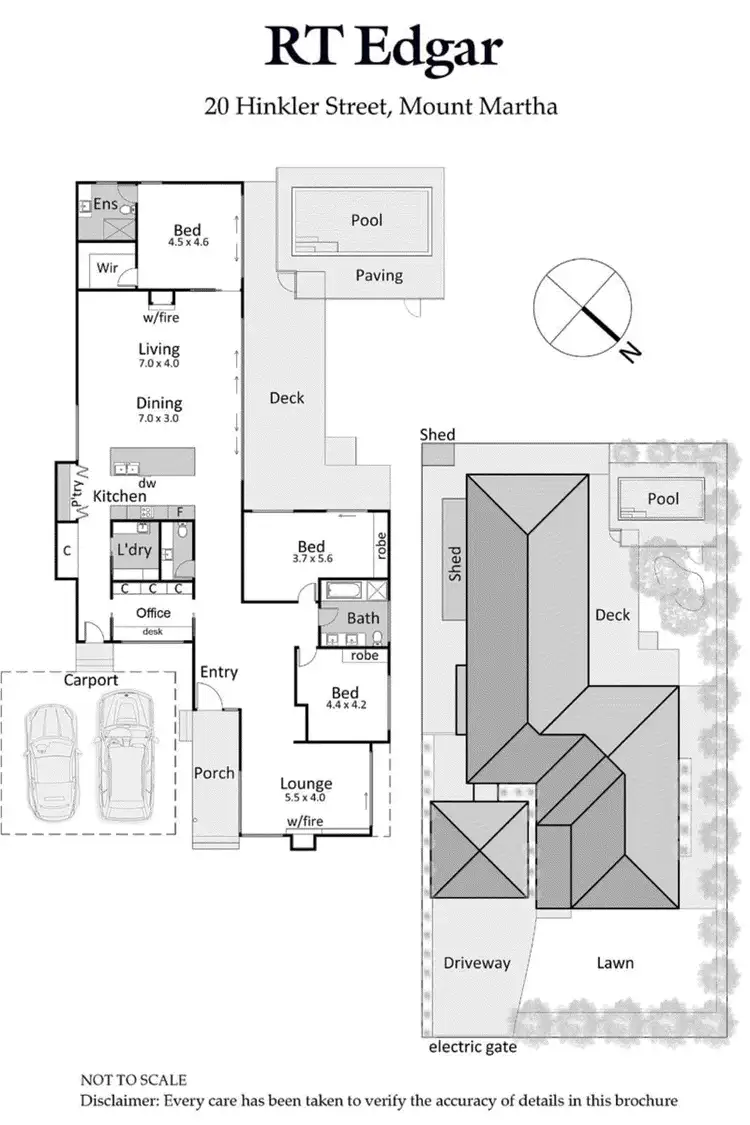 Floorplan of Homely house listing, 20 Hinkler Street, Mount Martha VIC 3934
