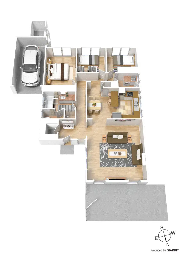 Floorplan of Homely unit listing, 2/3 Luke Street, Clayton VIC 3168