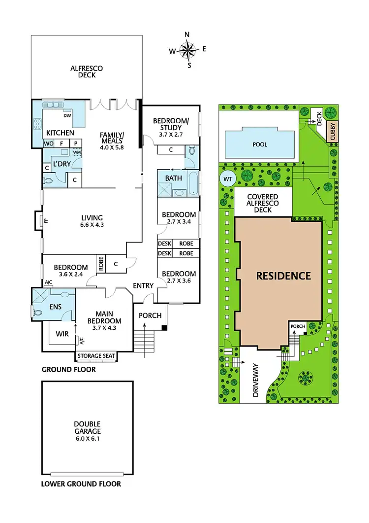 Floorplan of Homely house listing, 21 Efron Street, Nunawading VIC 3131
