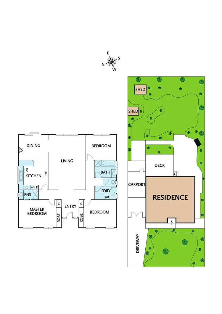 Floorplan of Homely house listing, 14 Halidon Close, St Helena VIC 3088