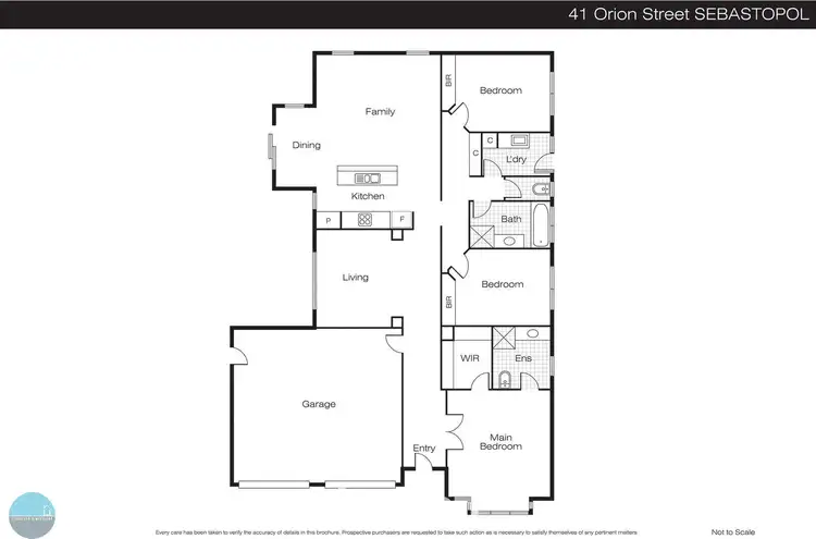 Floorplan of Homely house listing, 41 Orion Street, Sebastopol VIC 3356