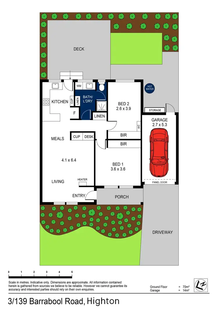 Floorplan of Homely unit listing, 3/139 Barrabool Road, Highton VIC 3216