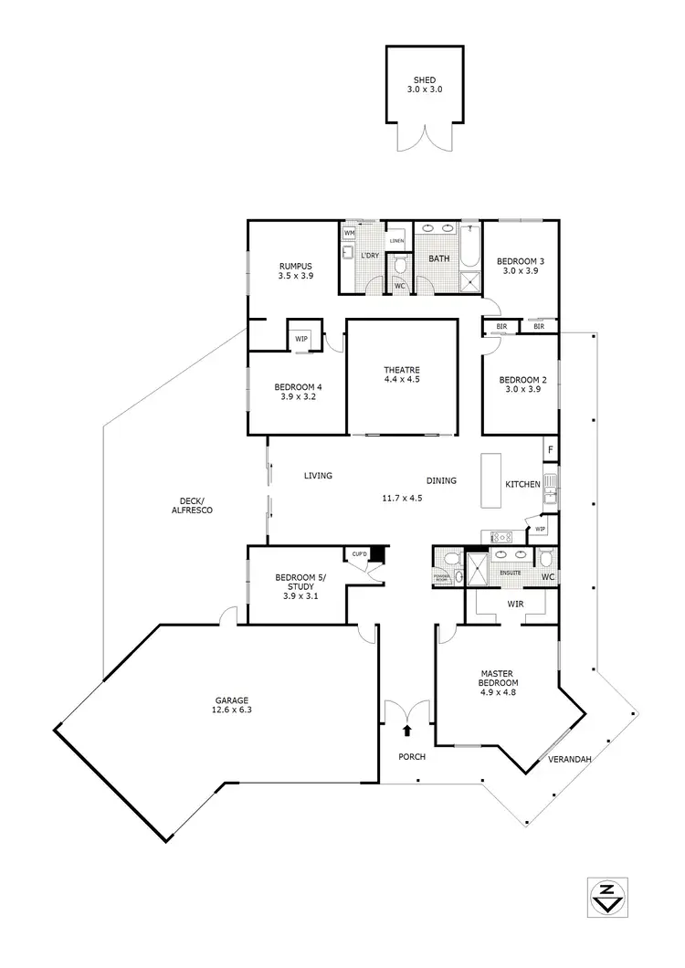 Floorplan of Homely house listing, 29 Cavallo Crescent, Hidden Valley VIC 3756