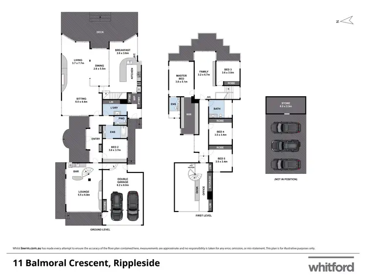 Floorplan of Homely house listing, 11 Balmoral Crescent, Rippleside VIC 3215
