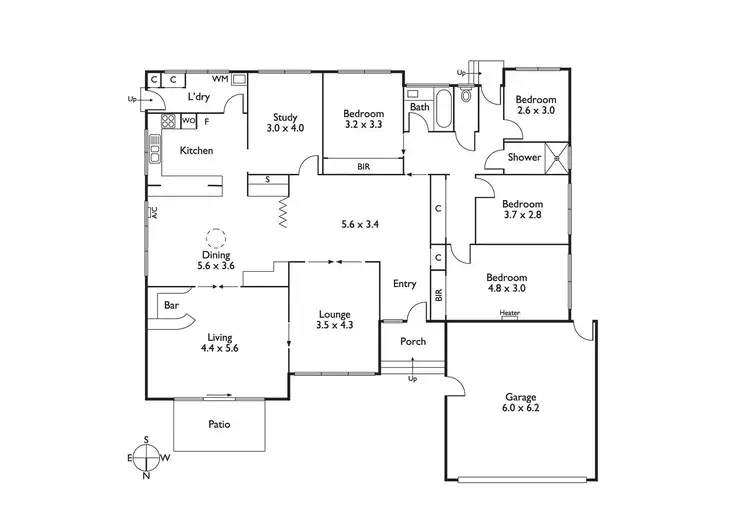 Floorplan of Homely house listing, 10 Theresa Street, Bentleigh VIC 3204