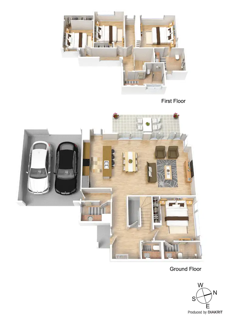 Floorplan of Homely townhouse listing, 2/5 McLaren Street, Mount Waverley VIC 3149