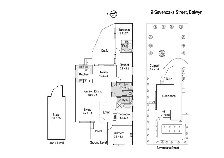 Floorplan of Homely land listing, 9 Sevenoaks Street, Balwyn VIC 3103