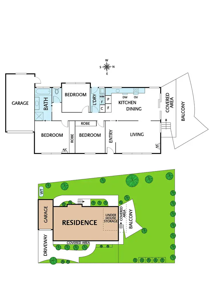 Floorplan of Homely unit listing, 3/59 Park Road, Eltham VIC 3095