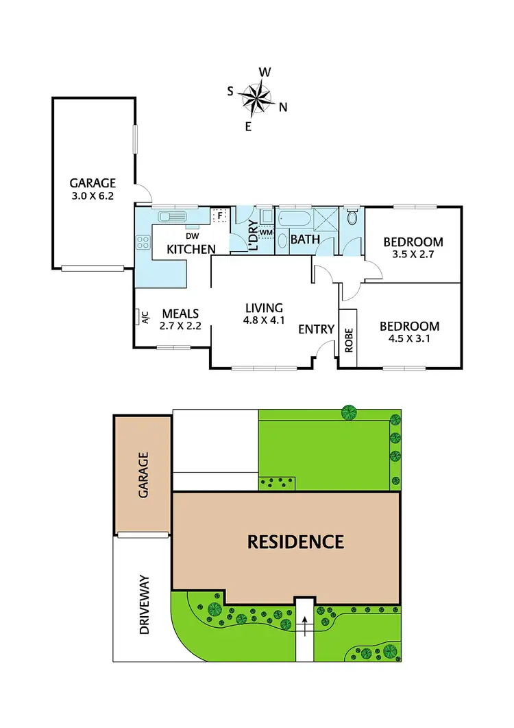 Floorplan of Homely unit listing, 5/4 Starcross Avenue, Croydon VIC 3136