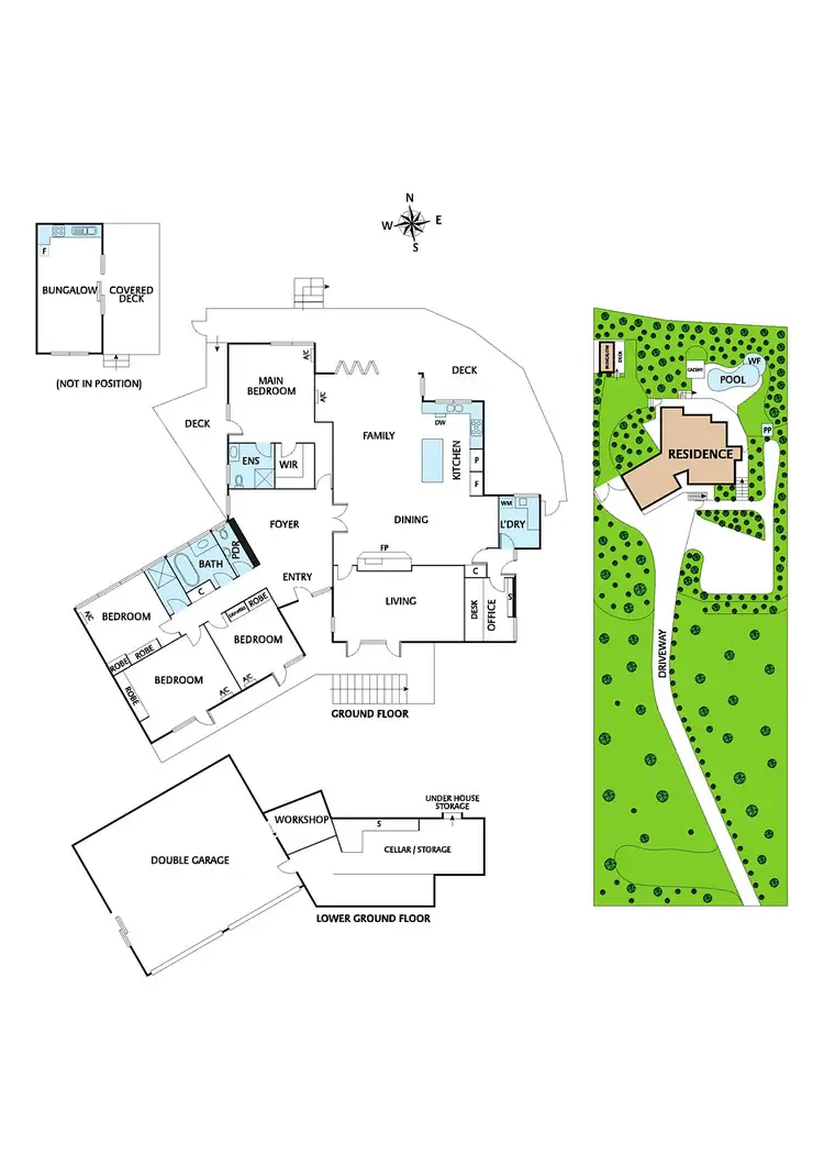 Floorplan of Homely house listing, 21 Floods Road, North Warrandyte VIC 3113