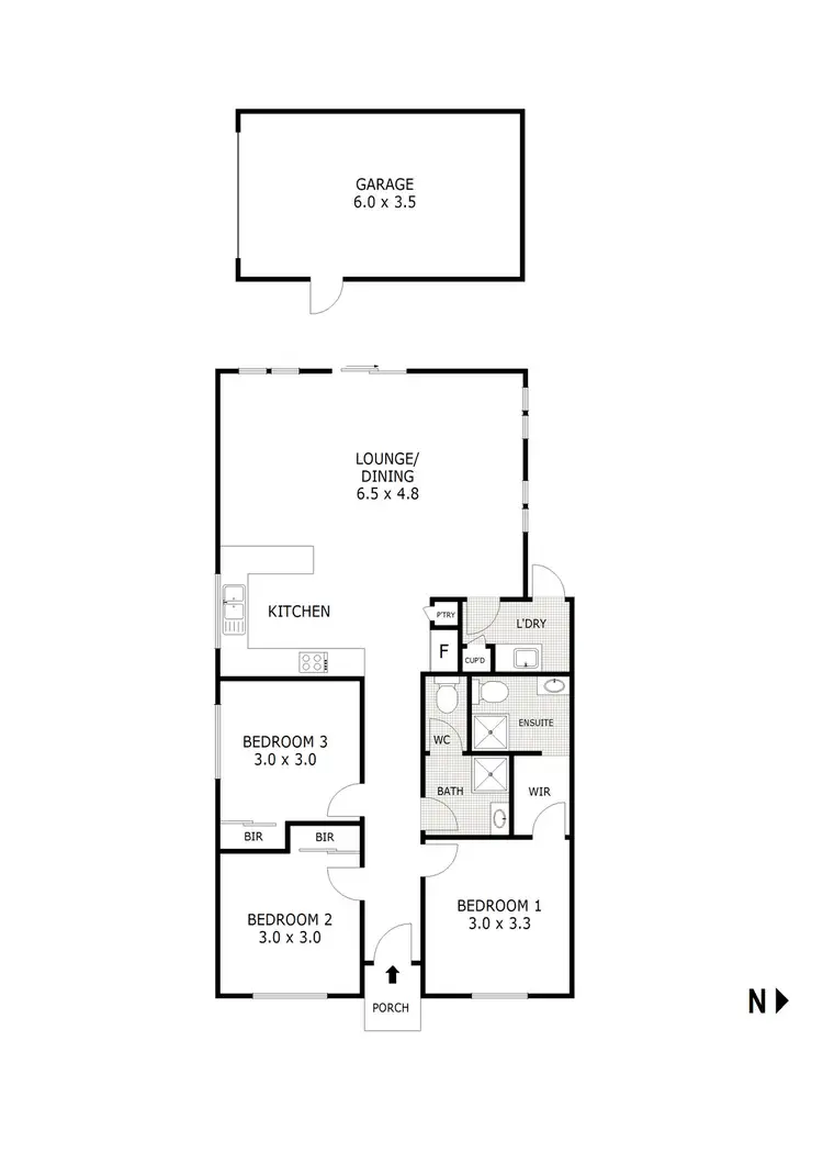 Floorplan of Homely house listing, 1/11 Raglan Street, Wallan VIC 3756