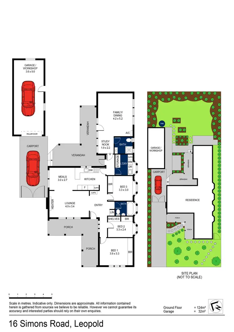 Floorplan of Homely house listing, 16 Simons Road, Leopold VIC 3224