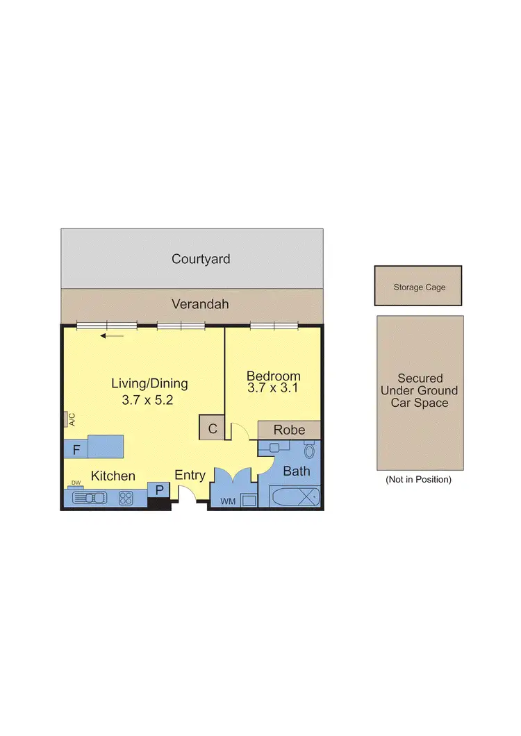 Floorplan of Homely apartment listing, 2/225 Koornang Road, Carnegie VIC 3163