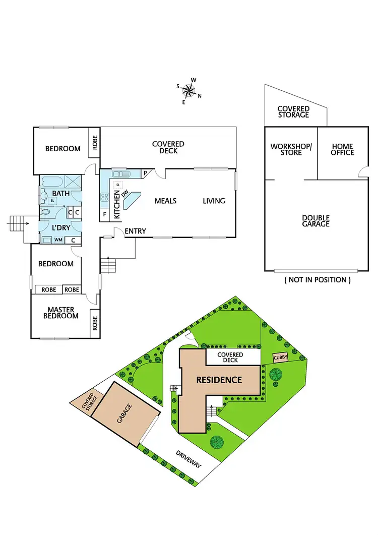Floorplan of Homely house listing, 380 Service Road, Watsonia VIC 3087