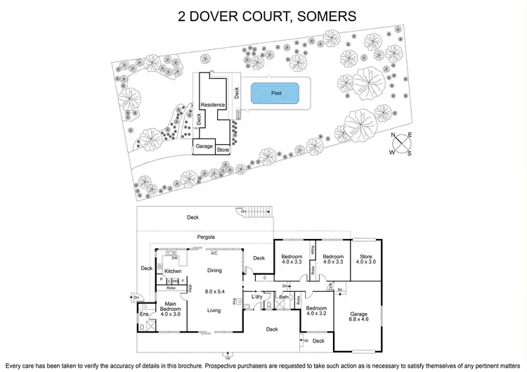 Floorplan of Homely house listing, 2 Dover Court, Somers VIC 3927