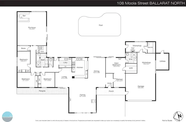 Floorplan of Homely house listing, 108-110 Moola Street, Ballarat North VIC 3350