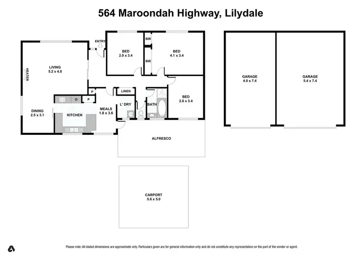Floorplan of Homely house listing, 564-566 Maroondah Highway, Lilydale VIC 3140