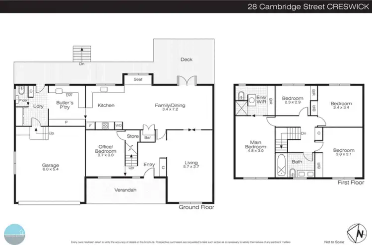 Floorplan of Homely rural property listing, 28 Cambridge Street, Creswick VIC 3363