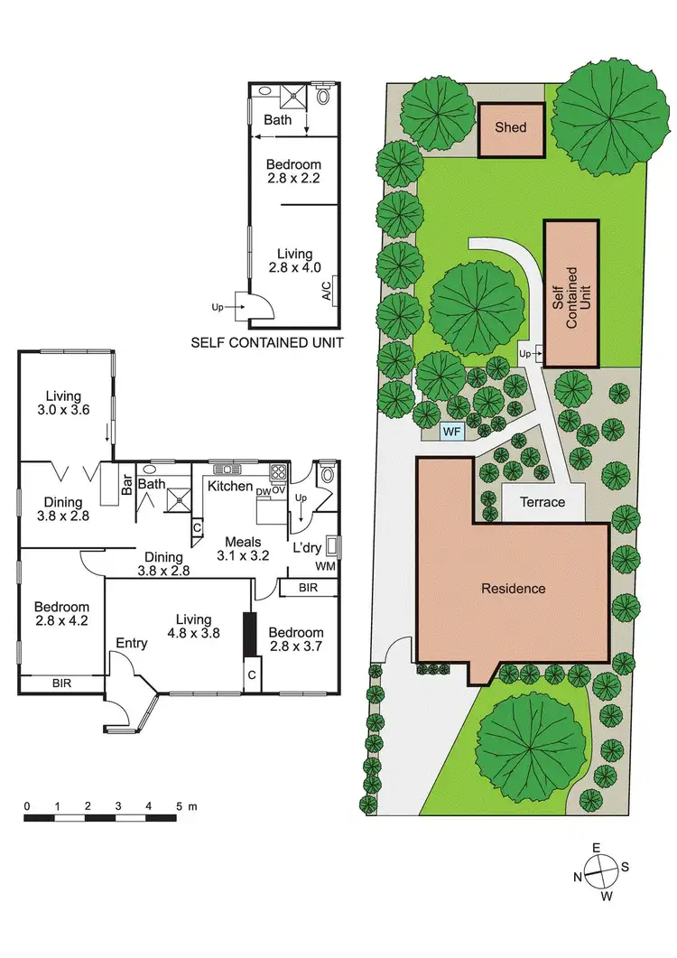 Floorplan of Homely house listing, 128 Langton Street, Jacana VIC 3047