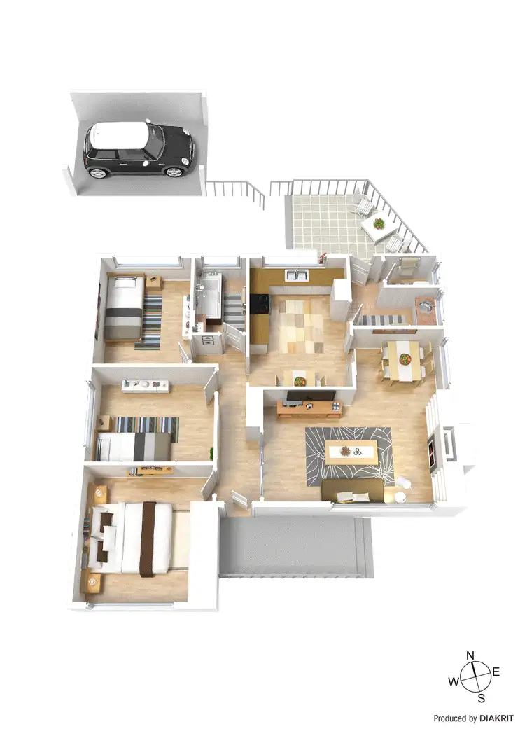 Floorplan of Homely unit listing, 21 Tular Avenue, Oakleigh South VIC 3167