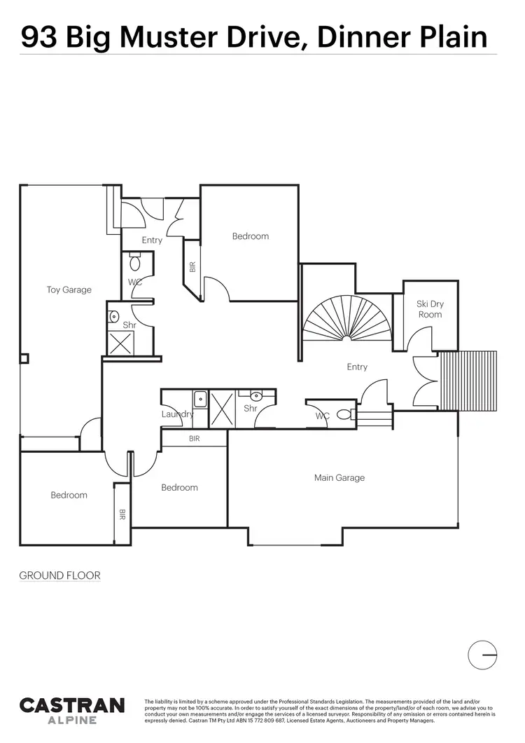 Floorplan of Homely house listing, 93 Big Muster Drive, Dinner Plain VIC 3898