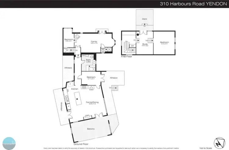 Floorplan of Homely house listing, 310 Harbours Road, Yendon VIC 3352