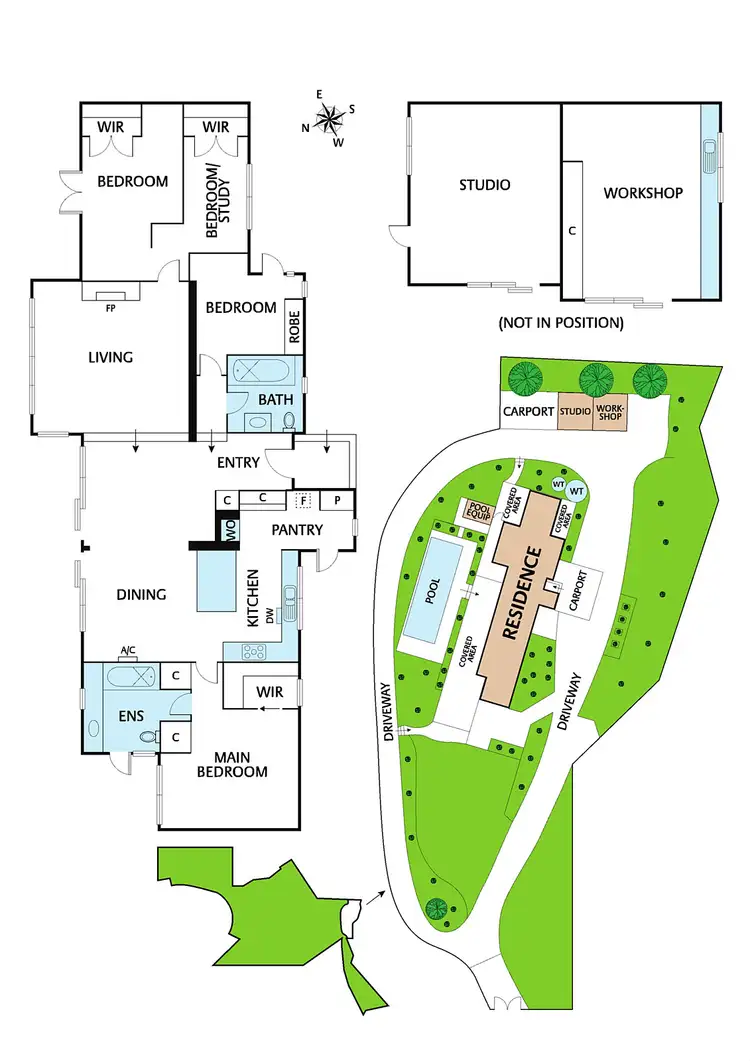 Floorplan of Homely house listing, 350 Kangaroo Ground Warrandyte Road, Kangaroo Ground VIC 3097