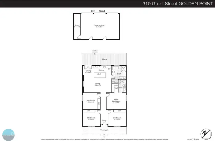 Floorplan of Homely house listing, 310 Grant Street, Golden Point VIC 3350