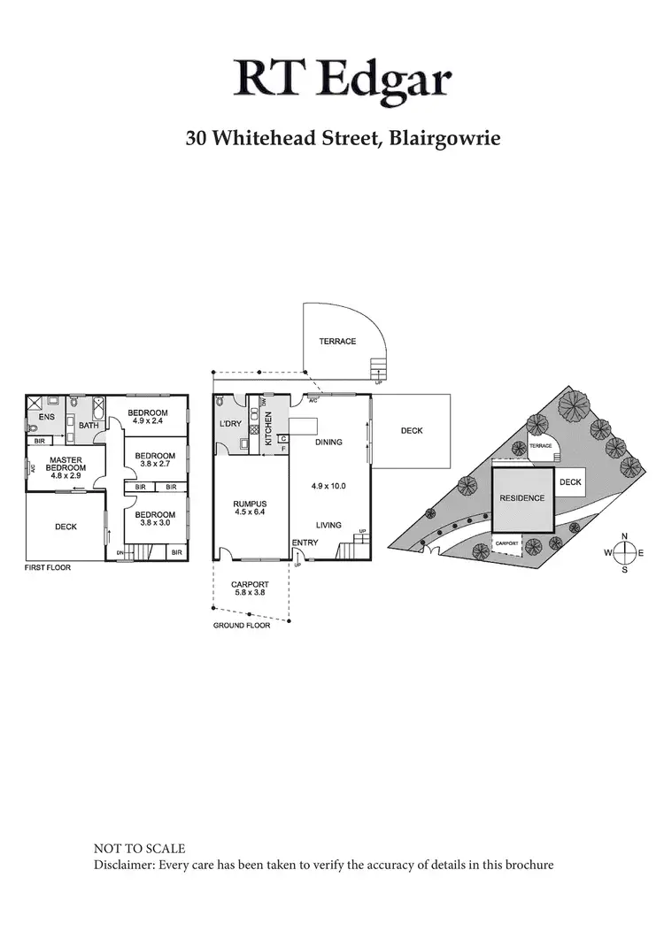 Floorplan of Homely house listing, 30 Whitehead Street, Blairgowrie VIC 3942