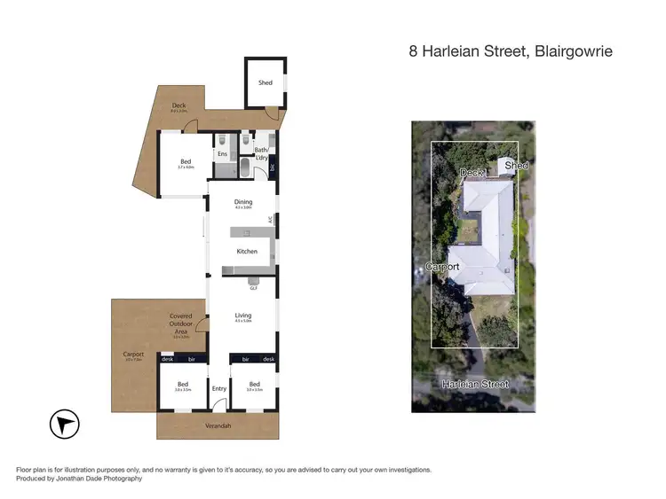 Floorplan of Homely house listing, 8 Harleian Street, Blairgowrie VIC 3942