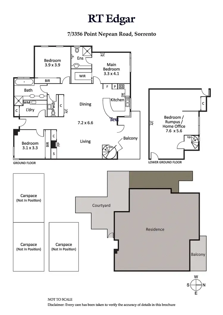 Floorplan of Homely apartment listing, 7/3356 Point Nepean Road, Sorrento VIC 3943
