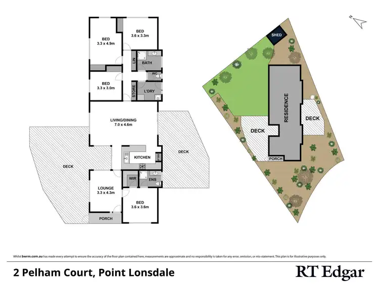 Floorplan of Homely house listing, 2 Pelham Court, Point Lonsdale VIC 3225