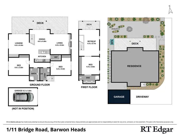 Floorplan of Homely house listing, 1/11 Bridge Road, Barwon Heads VIC 3227