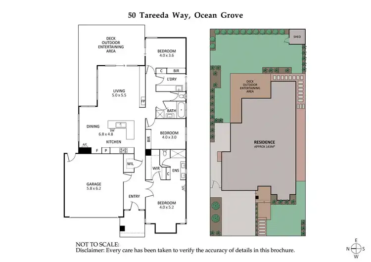 Floorplan of Homely house listing, 50 Tareeda Way, Ocean Grove VIC 3226