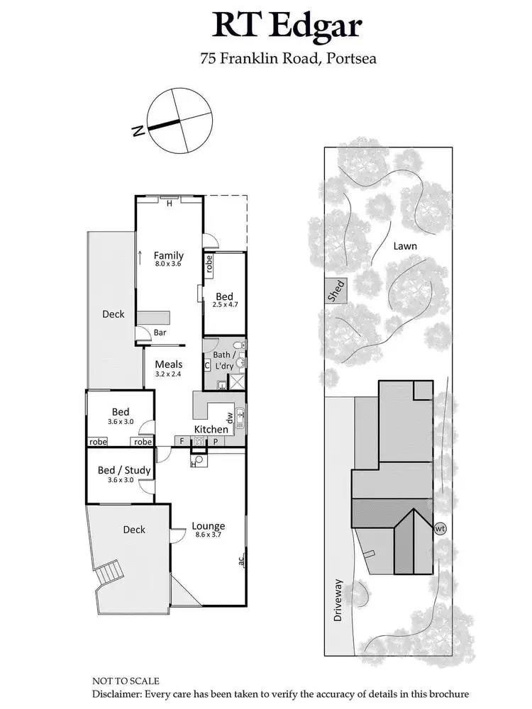Floorplan of Homely house listing, 75 Franklin Road, Portsea VIC 3944