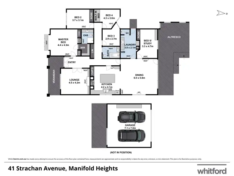 Floorplan of Homely house listing, 41 Strachan Avenue, Manifold Heights VIC 3218