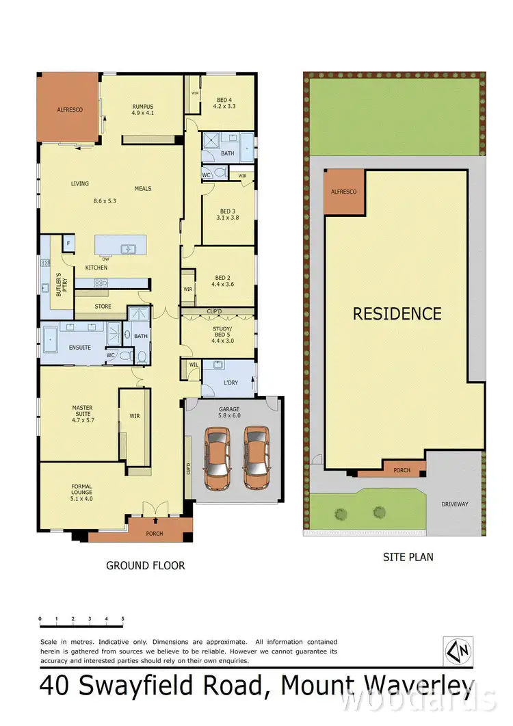 Floorplan of Homely house listing, 40 Swayfield Road, Mount Waverley VIC 3149