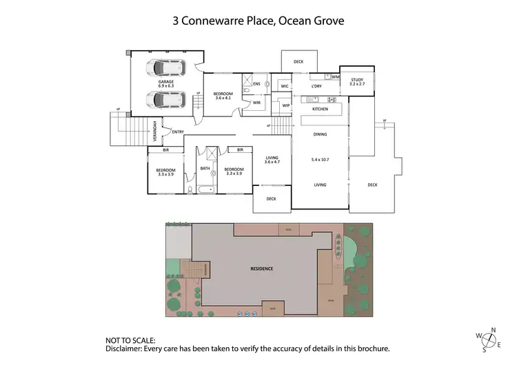 Floorplan of Homely house listing, 3 Connewarre Place, Ocean Grove VIC 3226