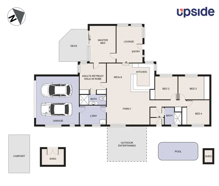 Floorplan of Homely house listing, 8 Max Henry Crescent, Macarthur ACT 2904