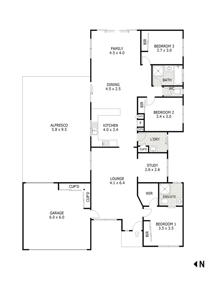 Floorplan of Homely house listing, 9 Minogue Way, Wallan VIC 3756
