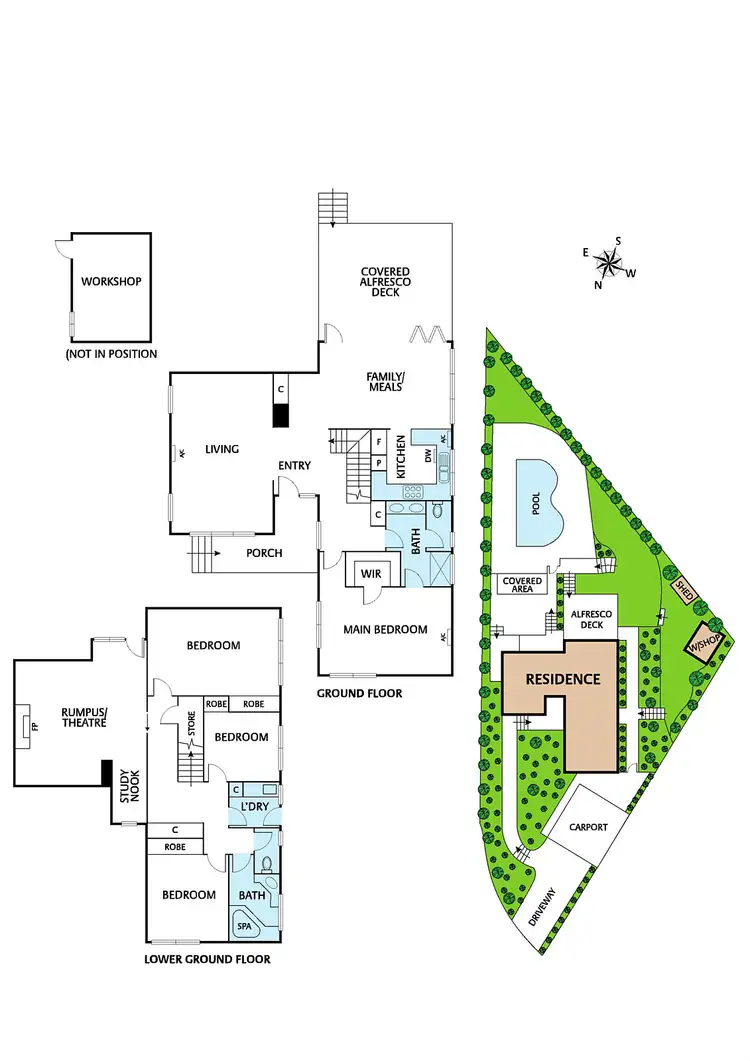 Floorplan of Homely house listing, 12 Anthony Close, Lower Plenty VIC 3093