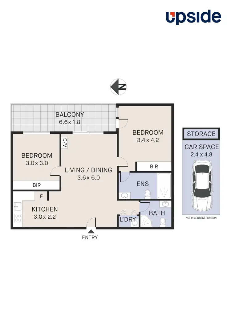 Floorplan of Homely unit listing, 205/494 North Road, Ormond VIC 3204