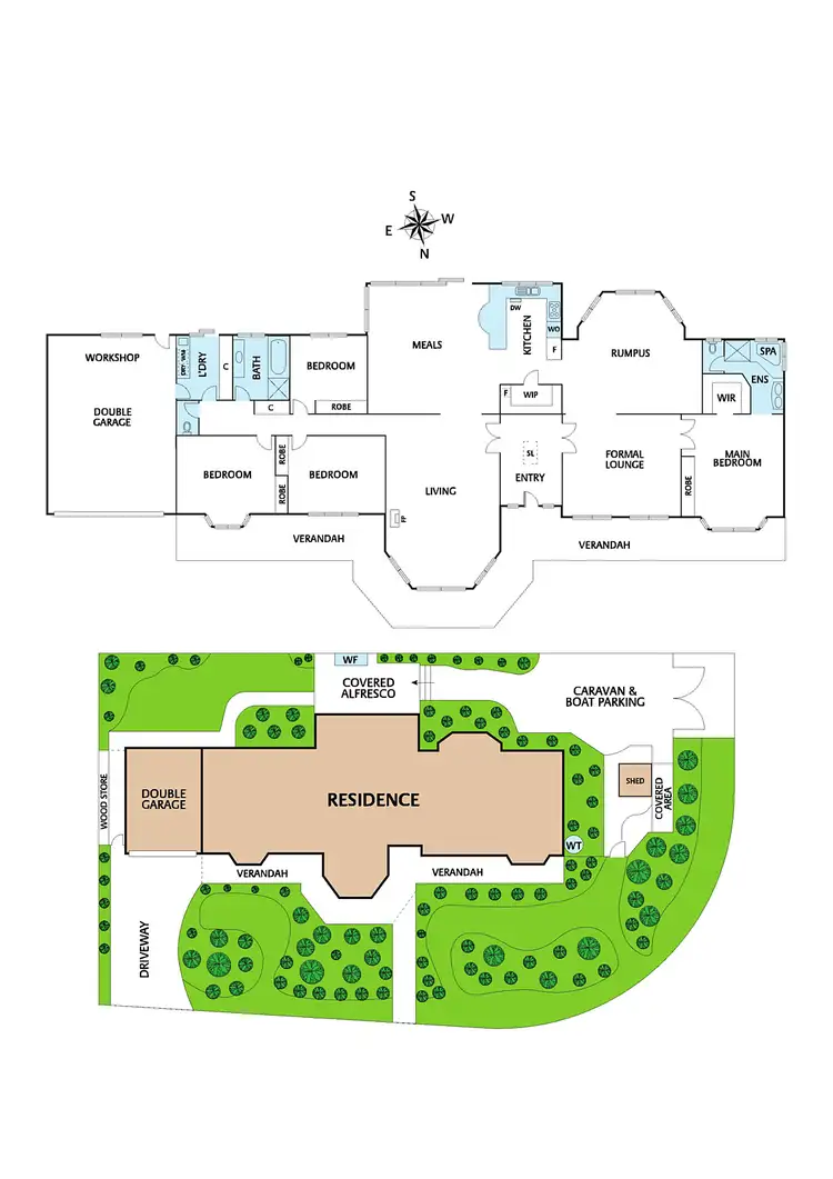 Floorplan of Homely house listing, 68 Kalbar Road, Eltham VIC 3095