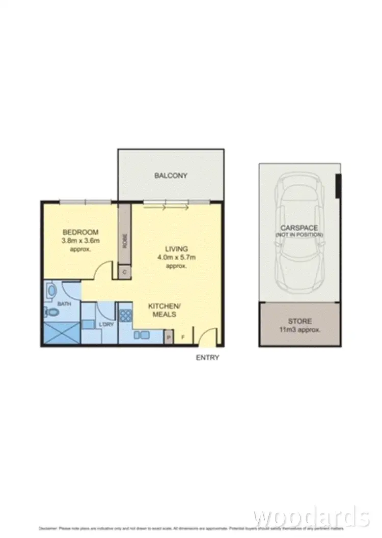 Floorplan of Homely apartment listing, 103/166 Blackburn Road, Doncaster East VIC 3109