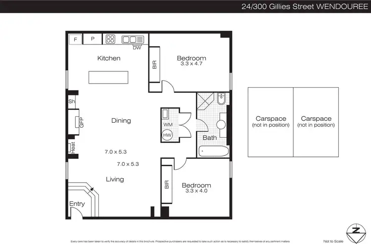 Floorplan of Homely apartment listing, 24/300 Gillies Street, Wendouree VIC 3355