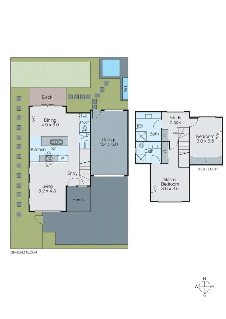 Floorplan of Homely house listing, 3/1 Melaleuca Drive, Clarinda VIC 3169
