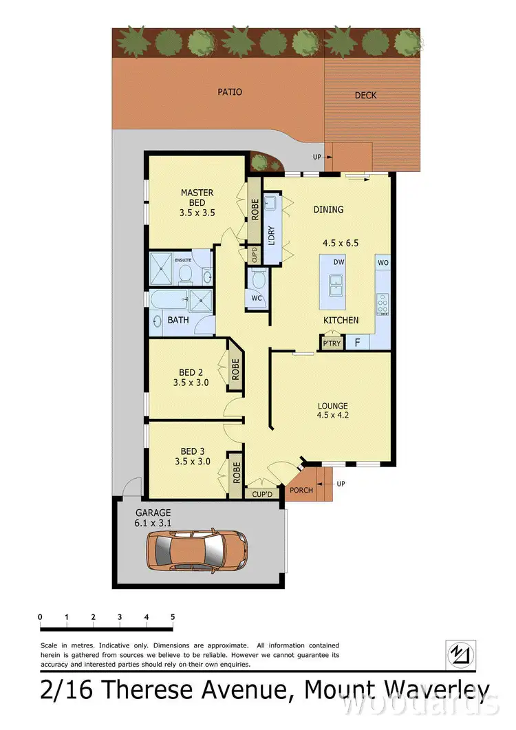Floorplan of Homely unit listing, 2/16 Therese Avenue, Mount Waverley VIC 3149
