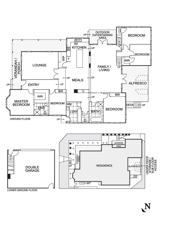 Floorplan of Homely house listing, 7 Saltia Drive, Doreen VIC 3754