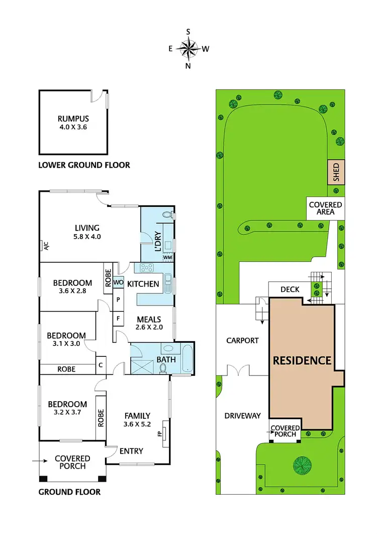 Floorplan of Homely house listing, 50 Neville Street, Box Hill South VIC 3128